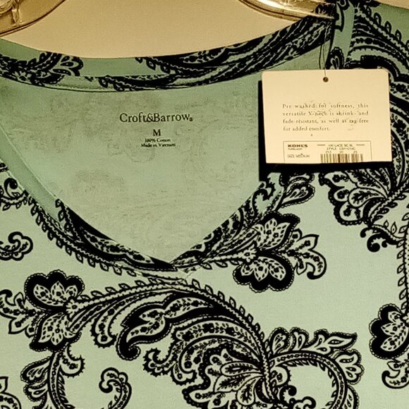 Women's Tops 6 pc Lot sz MED Nice variety Long and Short sleeve Floral NWT - Picture 6 of 12